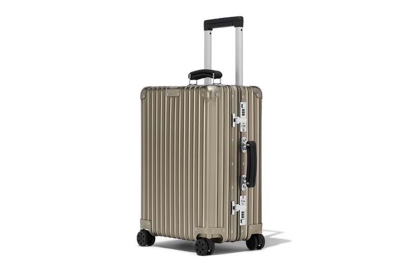 Rimowa New Titanium Colorway Classic Range Cabin Trunk Check-In L Luggage Release Info