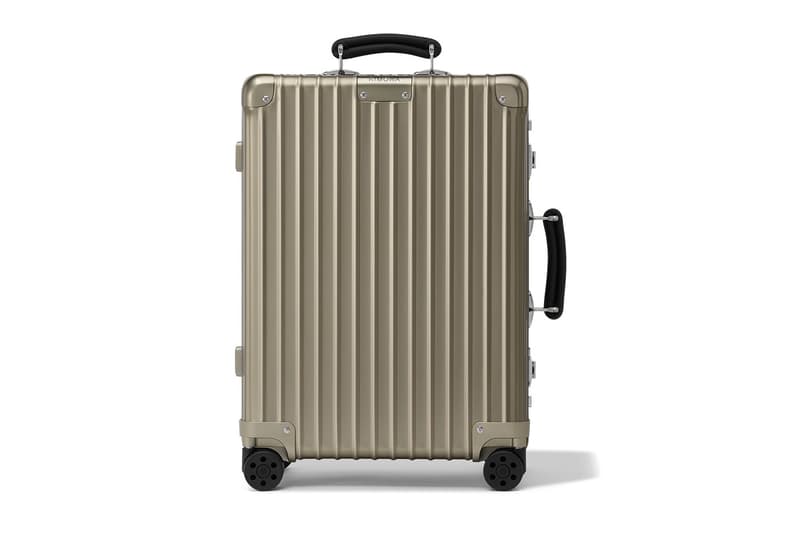 Rimowa New Titanium Colorway Classic Range Cabin Trunk Check-In L Luggage Release Info