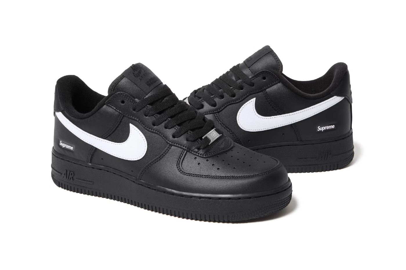 Supreme x Nike Air Force 1 Low CU9225-900 CU9225-901 Mockups