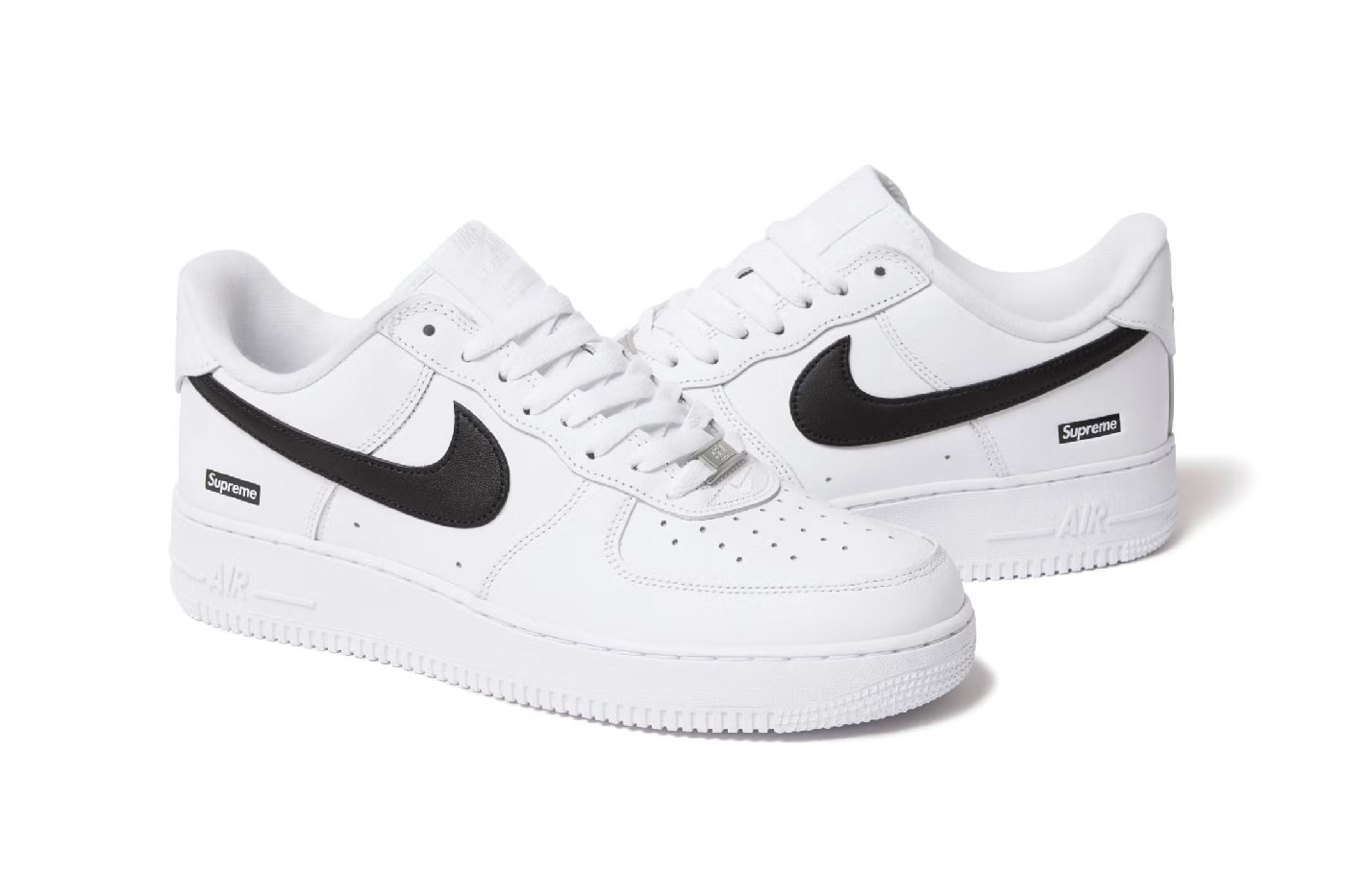 Supreme x Nike Air Force 1 Low CU9225-900 CU9225-901 Mockups