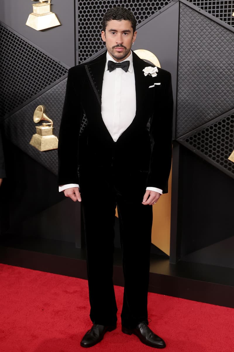 Fit Check: Bad Bunny Debuts Schiaparelli’s First Menswear Look at the 2026 Grammys daniel roseberry 2026 grammy awards 