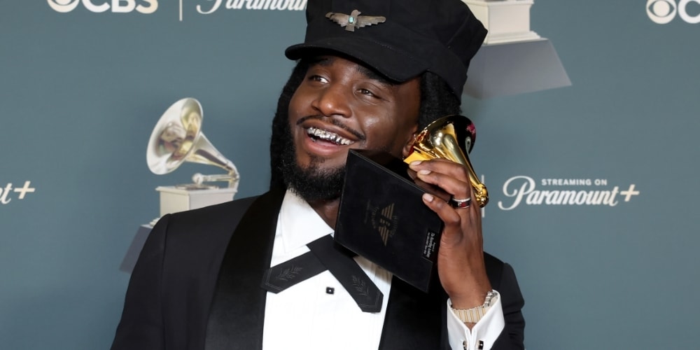 Wristcheck: Shaboozey Celebrates First Grammy Win Wearing a Two-Tone Piaget Polo 79