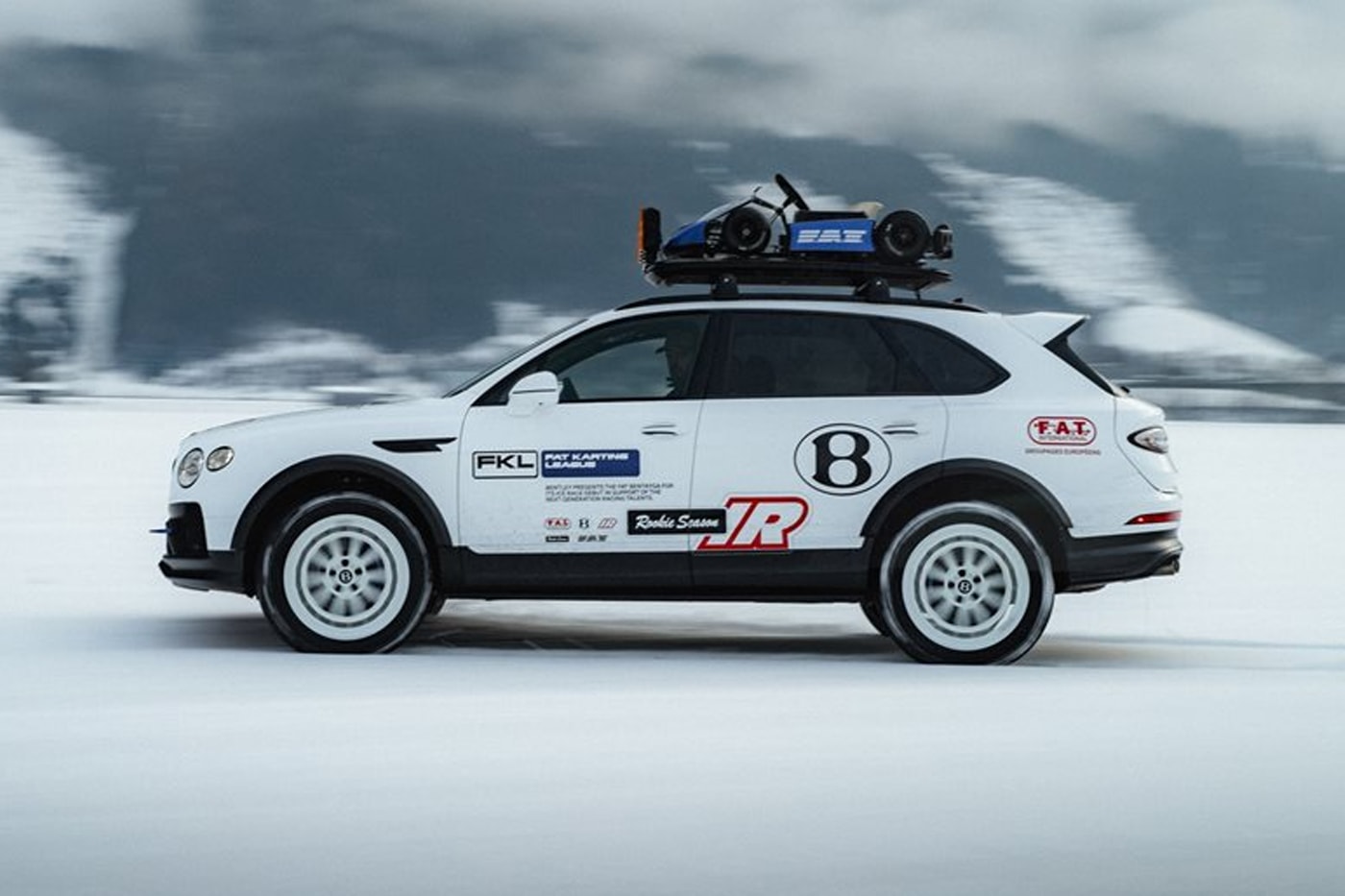Bentley Debuts Rugged Bentayga X Concept at FAT Ice Race fat international off roading ice racing 