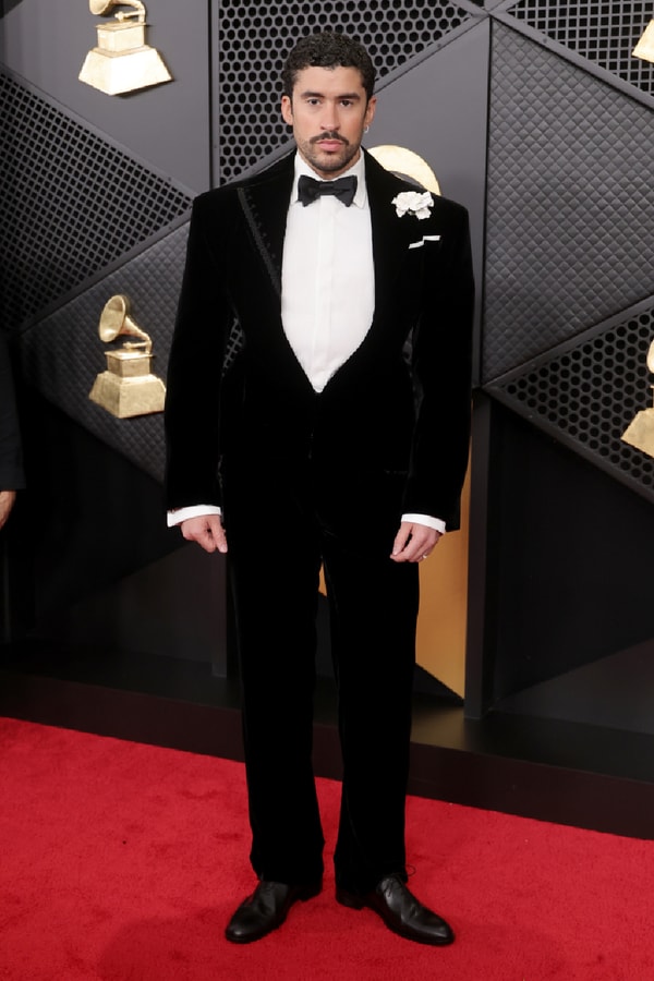 Best 2026 68th Annual Grammy Awards Latin Artists Looks Bad Bunny Rauw Alejandro J Balvin Karol G