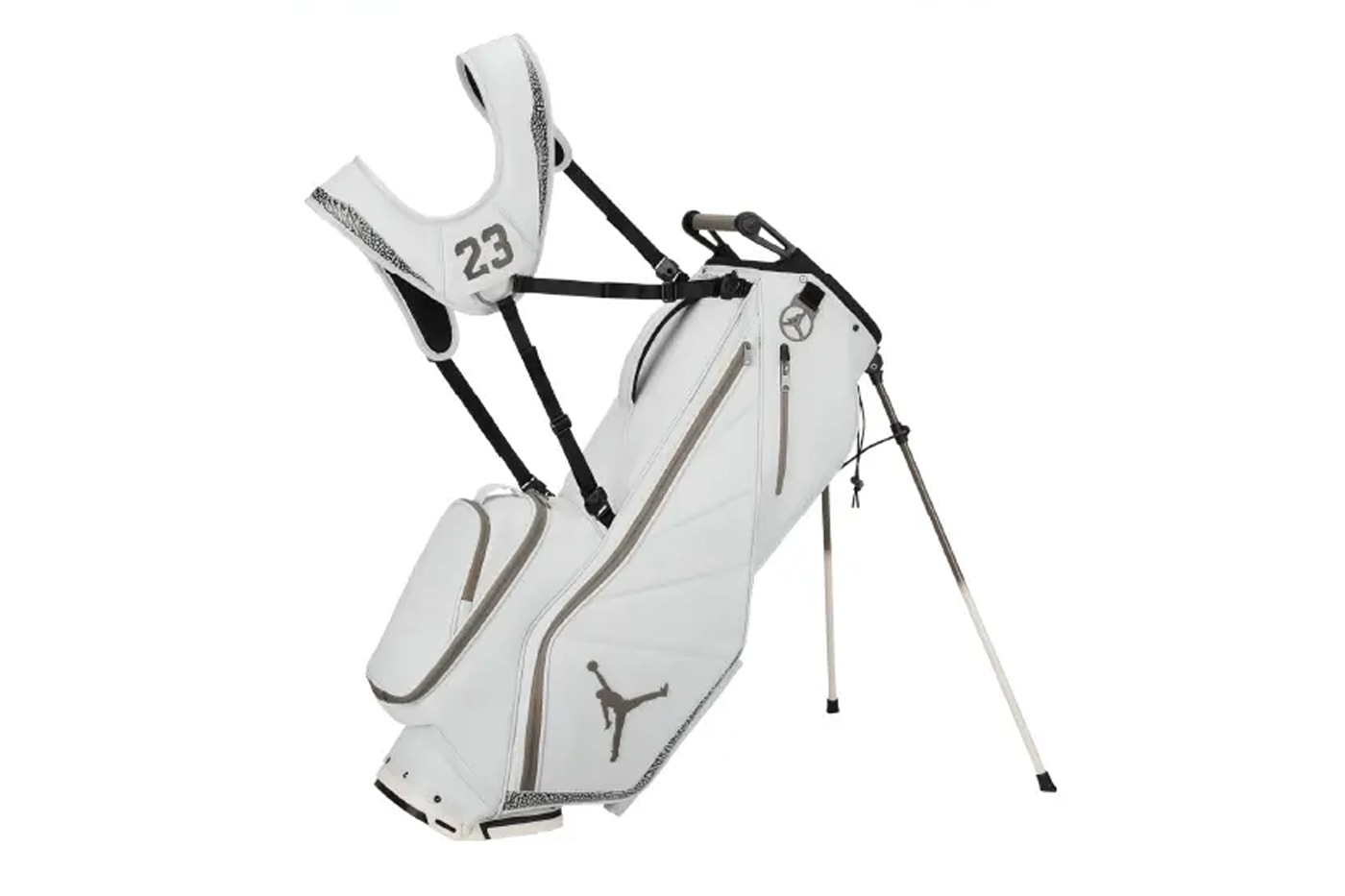 Jordan Brand Expands Golf Lineup With "Photodust Khaki" Fadeaway Bag