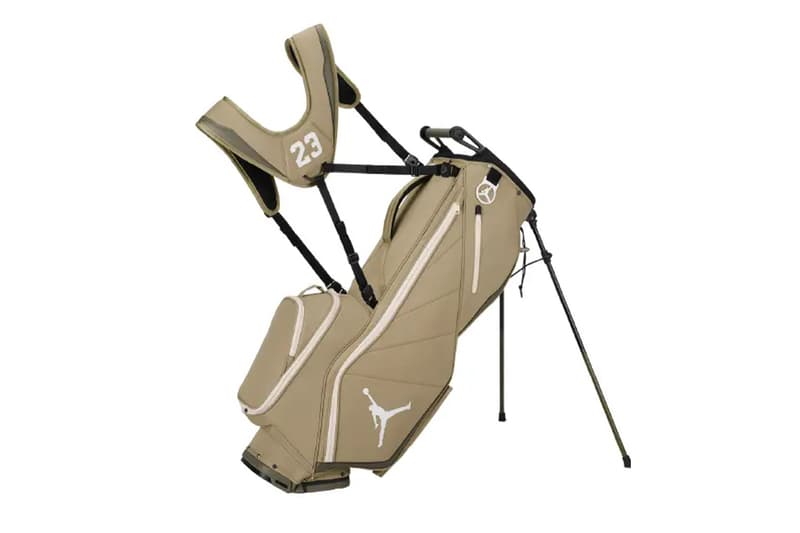 Jordan Brand Expands Golf Lineup With "Photodust Khaki" Fadeaway Bag