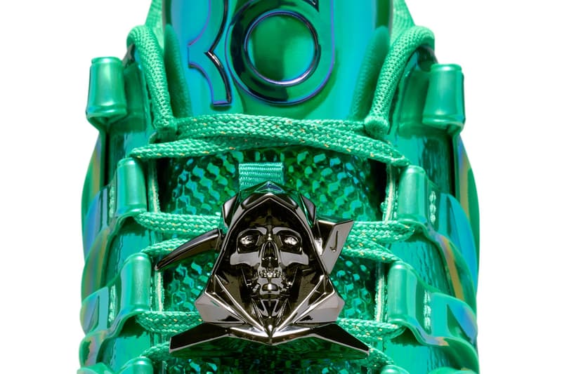 Nike KD 18 All-Star "Warning Label" Stadium Green/Black IB6682-300 Release info kevin durant slim reaper