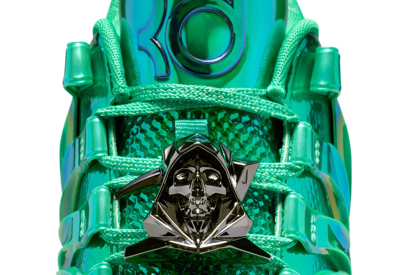 Nike KD 18 All-Star "Warning Label" Stadium Green/Black IB6682-300 Release info kevin durant slim reaper