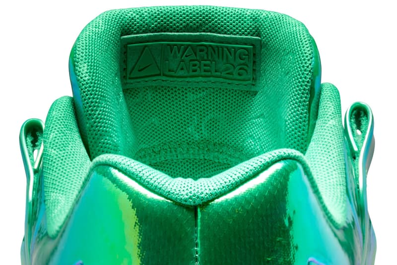 Nike KD 18 All-Star "Warning Label" Stadium Green/Black IB6682-300 Release info kevin durant slim reaper