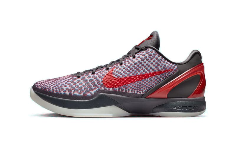 Nike Kobe 6 Protro All-Star "Hollywood 3D"  IQ3902-002 Release Info kobe bryant basketball shoes Dark Grey/Chlorine Blue/Daring Red