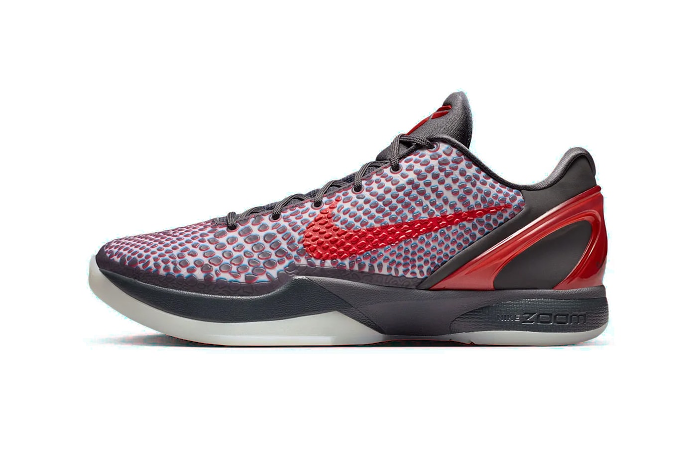Nike Kobe 6 Protro All-Star "Hollywood 3D"  IQ3902-002 Release Info kobe bryant basketball shoes Dark Grey/Chlorine Blue/Daring Red