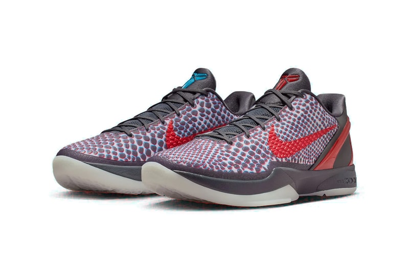 Nike Kobe 6 Protro All-Star "Hollywood 3D"  IQ3902-002 Release Info kobe bryant basketball shoes Dark Grey/Chlorine Blue/Daring Red