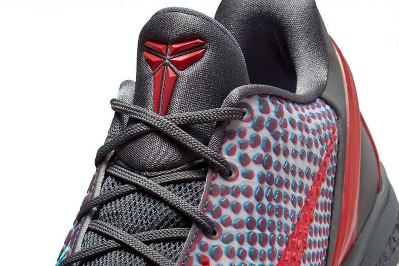 Nike Kobe 6 Protro All-Star "Hollywood 3D"  IQ3902-002 Release Info kobe bryant basketball shoes Dark Grey/Chlorine Blue/Daring Red