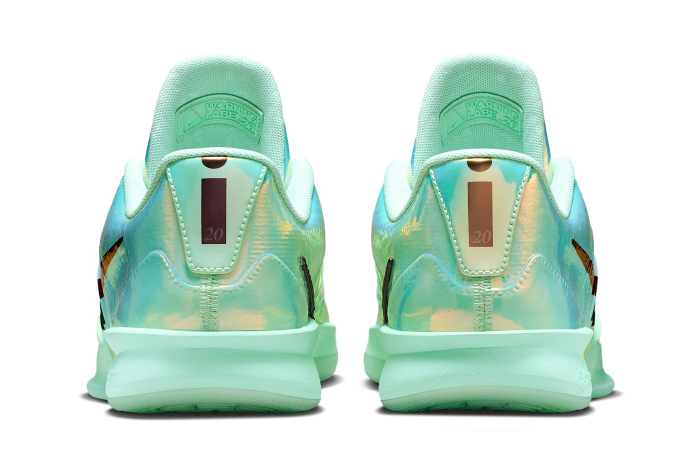 Nike Sabrina 3 All-Star “Warning Label” Mint Foam/Metallic Gold-Black IB6676-300
