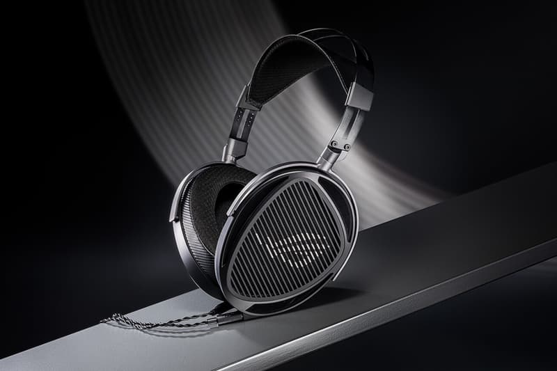 ASUS ROG Kithara open-back planar magnetic gaming headset co-developed with HIFIMAN featuring 100mm drivers and MEMS boom mic