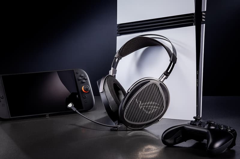 ASUS ROG Kithara open-back planar magnetic gaming headset co-developed with HIFIMAN featuring 100mm drivers and MEMS boom mic