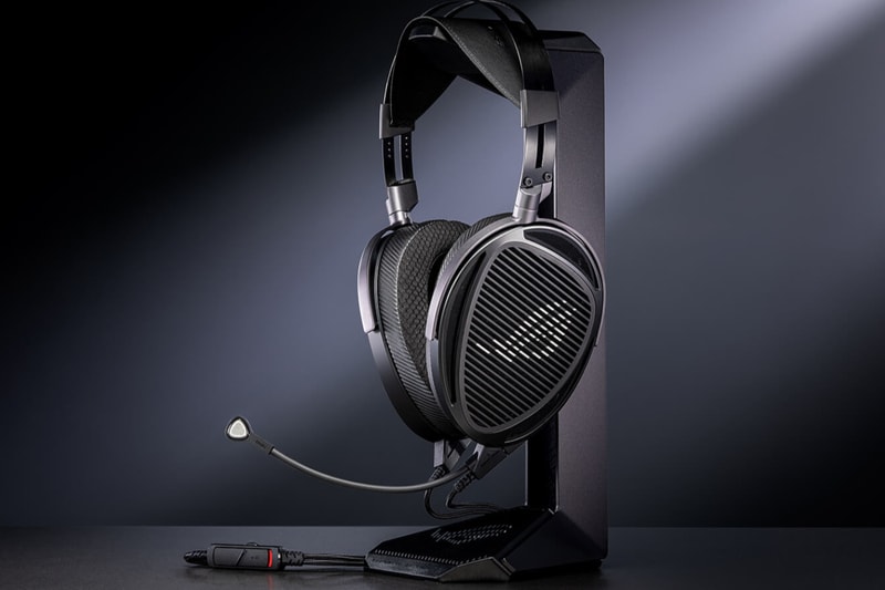 ASUS ROG Kithara open-back planar magnetic gaming headset co-developed with HIFIMAN featuring 100mm drivers and MEMS boom mic