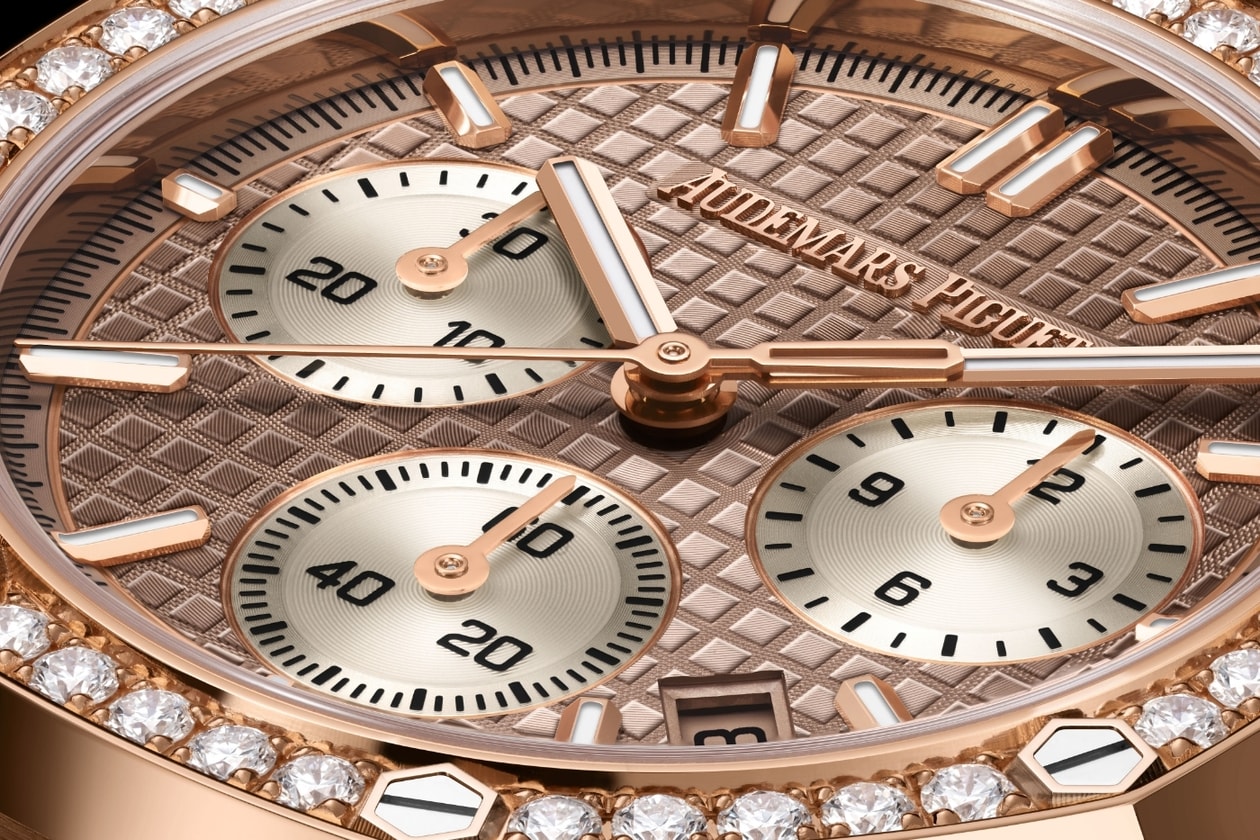 Audemars Piguet Spring Novelties 2026 Release Info Neo Frame Jumping Hour Royal Oak Selfwinding Chronograph 38mm Code 11.59 by Audemars Piguet Selfwinding 38mm Code 11.59 by Audemars Piguet Selfwinding Flying Tourbillon With Ivory-Toned Dial Code 11.59 by Audemars Piguet Selfwinding Perpetual Calendar Openworked 41mm Royal Oak Mini Quartz 23mm Royal Oak Offshore Diver 42mm Royal Oak Selfwinding in Yellow Gold With Malachite Dial Royal Oak Offshore Selfwinding Chronograph 43mm Royal Oak “Jumbo” Extra-Thin Openworked 39mm Royal Oak Double Balance Wheel Openworked 37mm Royal Oak Perpetual Calendar Selfwinding 41mm 150 Heritage