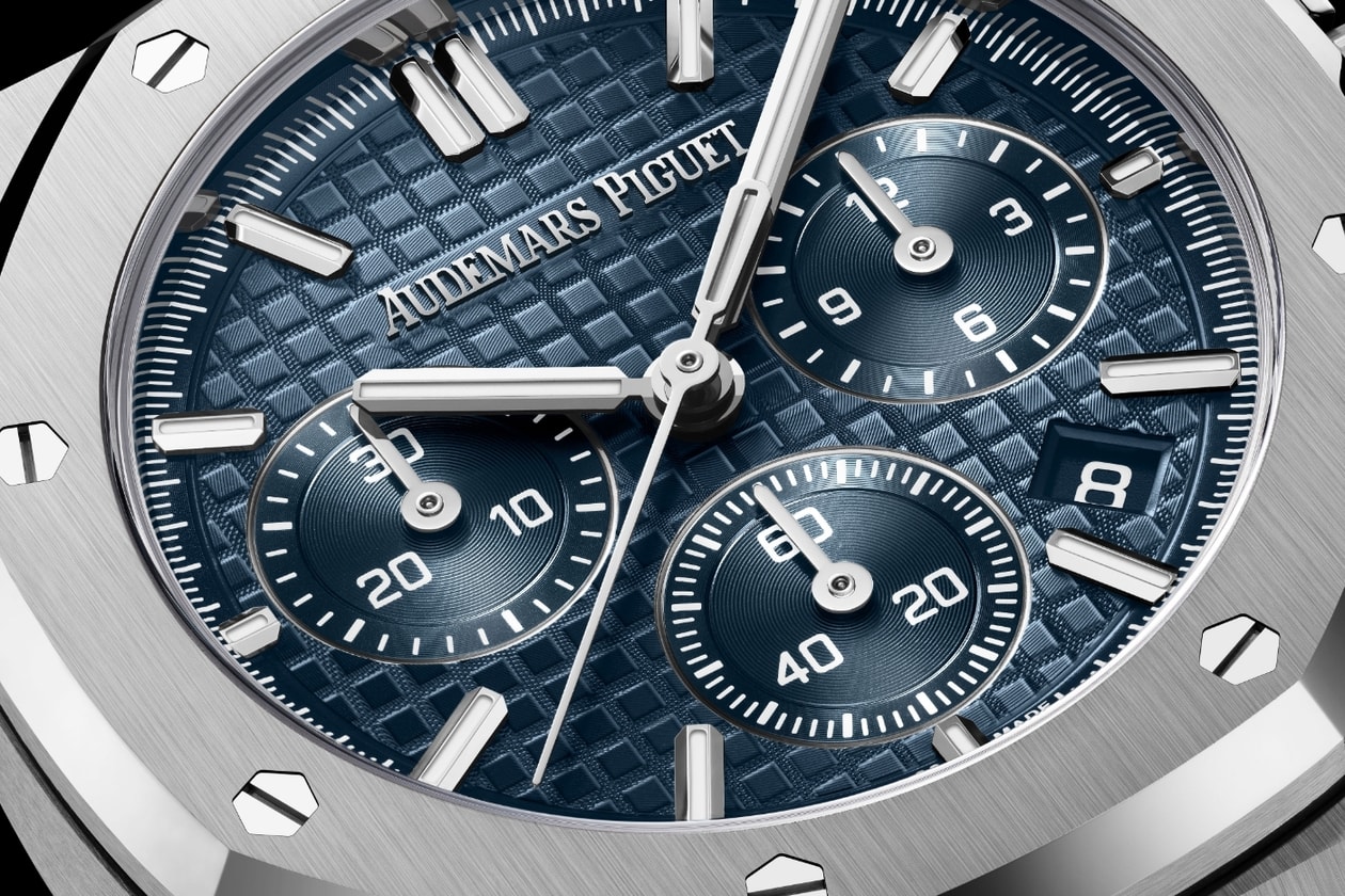 Audemars Piguet Spring Novelties 2026 Release Info Neo Frame Jumping Hour Royal Oak Selfwinding Chronograph 38mm Code 11.59 by Audemars Piguet Selfwinding 38mm Code 11.59 by Audemars Piguet Selfwinding Flying Tourbillon With Ivory-Toned Dial Code 11.59 by Audemars Piguet Selfwinding Perpetual Calendar Openworked 41mm Royal Oak Mini Quartz 23mm Royal Oak Offshore Diver 42mm Royal Oak Selfwinding in Yellow Gold With Malachite Dial Royal Oak Offshore Selfwinding Chronograph 43mm Royal Oak “Jumbo” Extra-Thin Openworked 39mm Royal Oak Double Balance Wheel Openworked 37mm Royal Oak Perpetual Calendar Selfwinding 41mm 150 Heritage