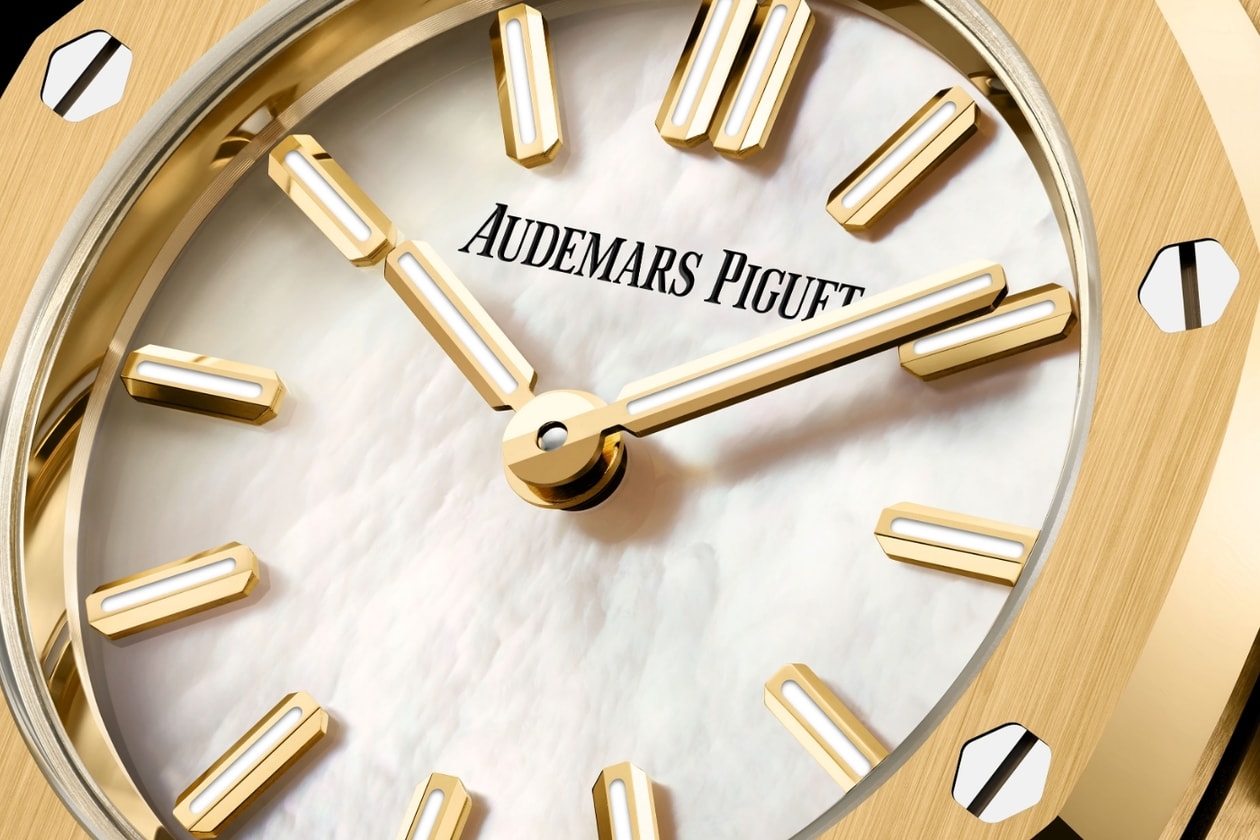 Audemars Piguet Spring Novelties 2026 Release Info Neo Frame Jumping Hour Royal Oak Selfwinding Chronograph 38mm Code 11.59 by Audemars Piguet Selfwinding 38mm Code 11.59 by Audemars Piguet Selfwinding Flying Tourbillon With Ivory-Toned Dial Code 11.59 by Audemars Piguet Selfwinding Perpetual Calendar Openworked 41mm Royal Oak Mini Quartz 23mm Royal Oak Offshore Diver 42mm Royal Oak Selfwinding in Yellow Gold With Malachite Dial Royal Oak Offshore Selfwinding Chronograph 43mm Royal Oak “Jumbo” Extra-Thin Openworked 39mm Royal Oak Double Balance Wheel Openworked 37mm Royal Oak Perpetual Calendar Selfwinding 41mm 150 Heritage