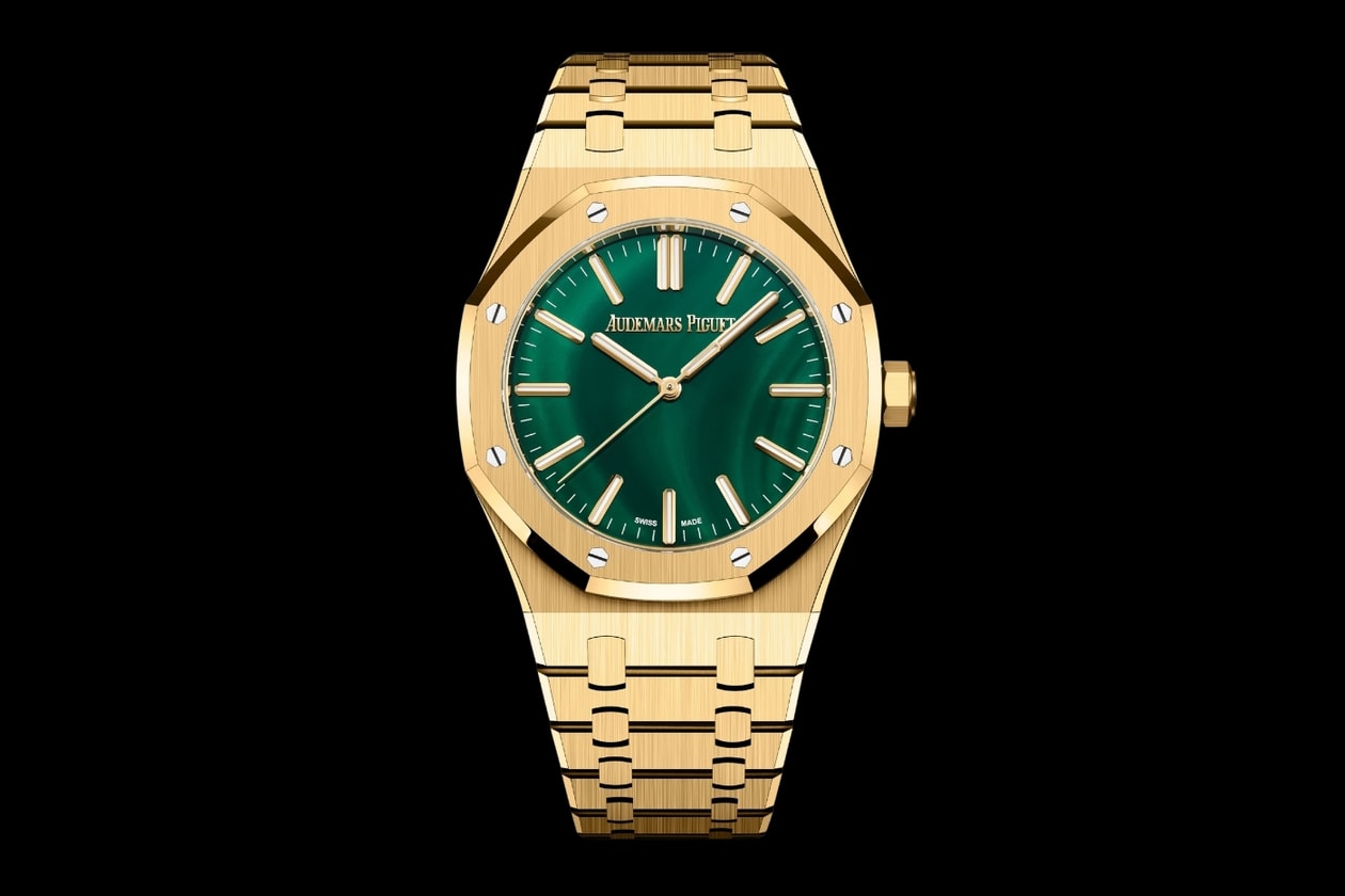 Audemars Piguet Spring Novelties 2026 Release Info Neo Frame Jumping Hour Royal Oak Selfwinding Chronograph 38mm Code 11.59 by Audemars Piguet Selfwinding 38mm Code 11.59 by Audemars Piguet Selfwinding Flying Tourbillon With Ivory-Toned Dial Code 11.59 by Audemars Piguet Selfwinding Perpetual Calendar Openworked 41mm Royal Oak Mini Quartz 23mm Royal Oak Offshore Diver 42mm Royal Oak Selfwinding in Yellow Gold With Malachite Dial Royal Oak Offshore Selfwinding Chronograph 43mm Royal Oak “Jumbo” Extra-Thin Openworked 39mm Royal Oak Double Balance Wheel Openworked 37mm Royal Oak Perpetual Calendar Selfwinding 41mm 150 Heritage