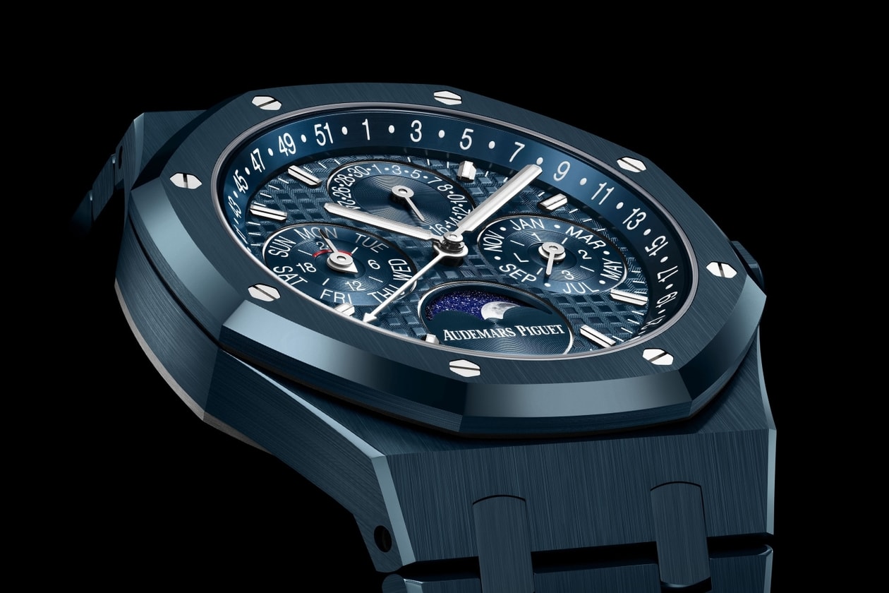 Audemars Piguet Spring Novelties 2026 Release Info Neo Frame Jumping Hour Royal Oak Selfwinding Chronograph 38mm Code 11.59 by Audemars Piguet Selfwinding 38mm Code 11.59 by Audemars Piguet Selfwinding Flying Tourbillon With Ivory-Toned Dial Code 11.59 by Audemars Piguet Selfwinding Perpetual Calendar Openworked 41mm Royal Oak Mini Quartz 23mm Royal Oak Offshore Diver 42mm Royal Oak Selfwinding in Yellow Gold With Malachite Dial Royal Oak Offshore Selfwinding Chronograph 43mm Royal Oak “Jumbo” Extra-Thin Openworked 39mm Royal Oak Double Balance Wheel Openworked 37mm Royal Oak Perpetual Calendar Selfwinding 41mm 150 Heritage