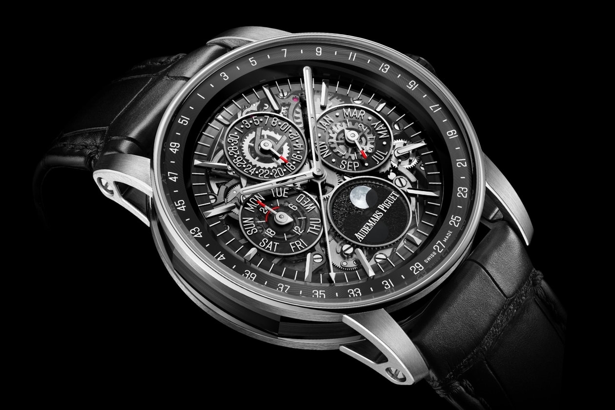 Audemars Piguet Spring Novelties 2026 Release Info Neo Frame Jumping Hour Royal Oak Selfwinding Chronograph 38mm Code 11.59 by Audemars Piguet Selfwinding 38mm Code 11.59 by Audemars Piguet Selfwinding Flying Tourbillon With Ivory-Toned Dial Code 11.59 by Audemars Piguet Selfwinding Perpetual Calendar Openworked 41mm Royal Oak Mini Quartz 23mm Royal Oak Offshore Diver 42mm Royal Oak Selfwinding in Yellow Gold With Malachite Dial Royal Oak Offshore Selfwinding Chronograph 43mm Royal Oak “Jumbo” Extra-Thin Openworked 39mm Royal Oak Double Balance Wheel Openworked 37mm Royal Oak Perpetual Calendar Selfwinding 41mm 150 Heritage