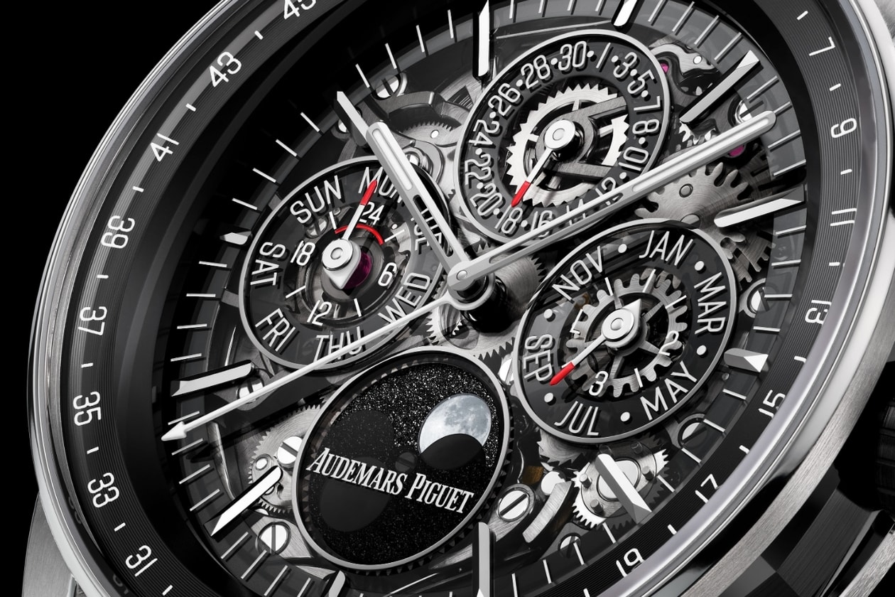 Audemars Piguet Spring Novelties 2026 Release Info Neo Frame Jumping Hour Royal Oak Selfwinding Chronograph 38mm Code 11.59 by Audemars Piguet Selfwinding 38mm Code 11.59 by Audemars Piguet Selfwinding Flying Tourbillon With Ivory-Toned Dial Code 11.59 by Audemars Piguet Selfwinding Perpetual Calendar Openworked 41mm Royal Oak Mini Quartz 23mm Royal Oak Offshore Diver 42mm Royal Oak Selfwinding in Yellow Gold With Malachite Dial Royal Oak Offshore Selfwinding Chronograph 43mm Royal Oak “Jumbo” Extra-Thin Openworked 39mm Royal Oak Double Balance Wheel Openworked 37mm Royal Oak Perpetual Calendar Selfwinding 41mm 150 Heritage