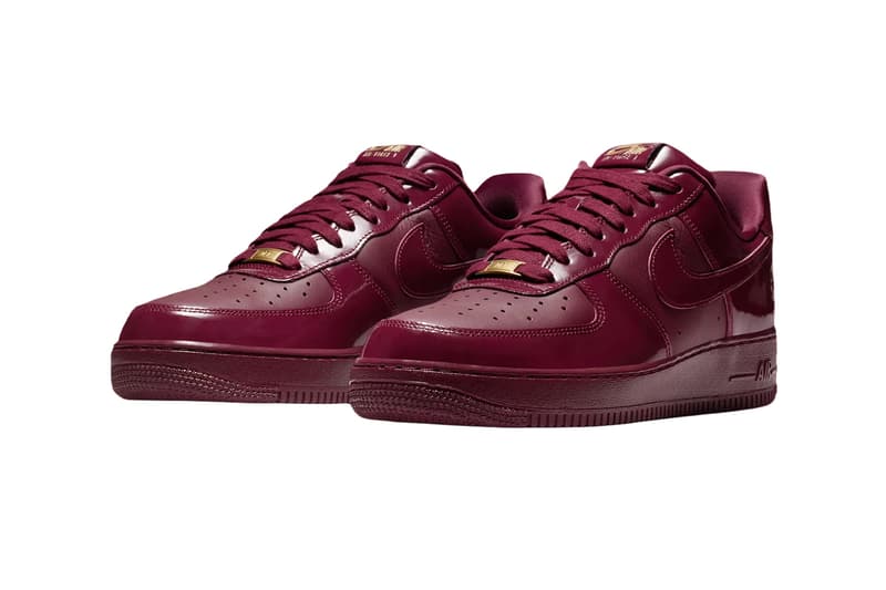 Central Cee SYNA WORLD Nike Air Force 1 Low Dark Beetroot Metallic Gold-Red Oxide IO9970-638 Official Images