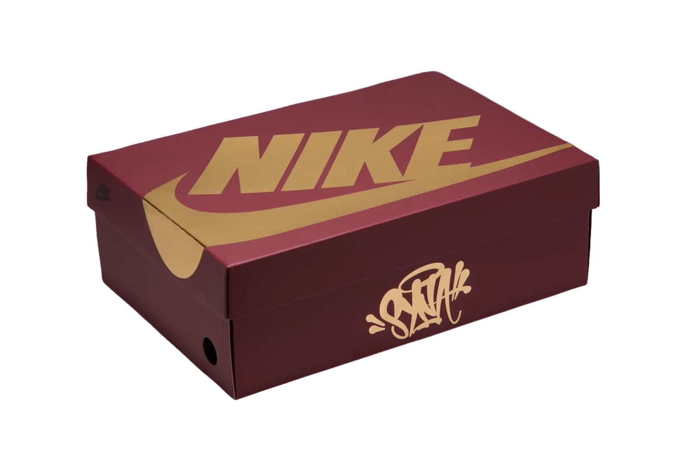Central Cee SYNA WORLD Nike Air Force 1 Low Dark Beetroot Metallic Gold-Red Oxide IO9970-638 Official Images