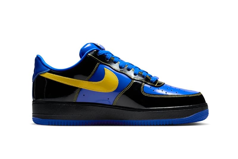 Central Cee Reveals Upcoming SYNA WORLD x Nike Air Force 1 Low “Racer Blue” IQ1402-010  Black/Optic Yellow/Racer Blue nike skims event