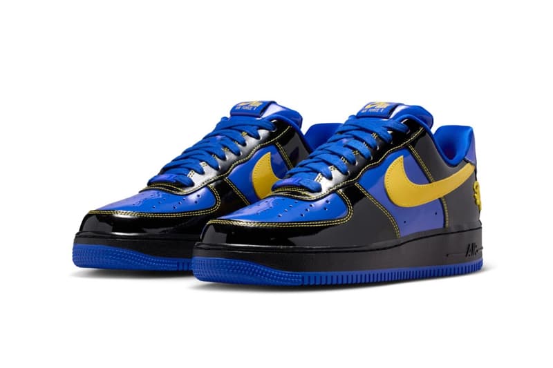 Central Cee Reveals Upcoming SYNA WORLD x Nike Air Force 1 Low “Racer Blue” IQ1402-010  Black/Optic Yellow/Racer Blue nike skims event