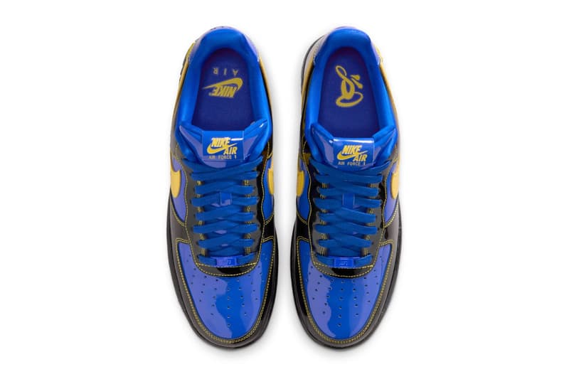 Central Cee Reveals Upcoming SYNA WORLD x Nike Air Force 1 Low “Racer Blue” IQ1402-010  Black/Optic Yellow/Racer Blue nike skims event