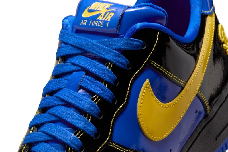 Central Cee Reveals Upcoming SYNA WORLD x Nike Air Force 1 Low “Racer Blue” IQ1402-010  Black/Optic Yellow/Racer Blue nike skims event
