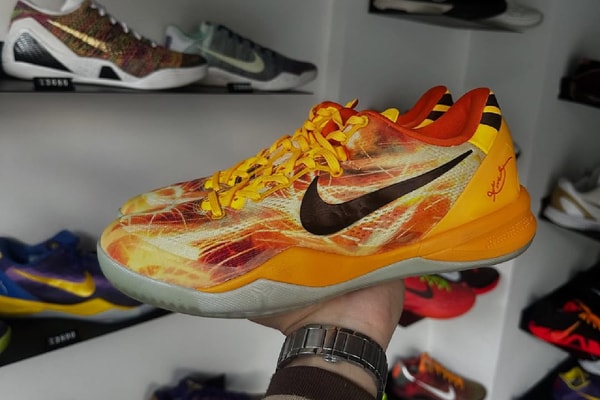 Kobe 8 Protro "Shanghai Fireworks" IO6259-800 Laser Orange Cinnabar Safety Orange In-hand Kobe Bryant Shanghai