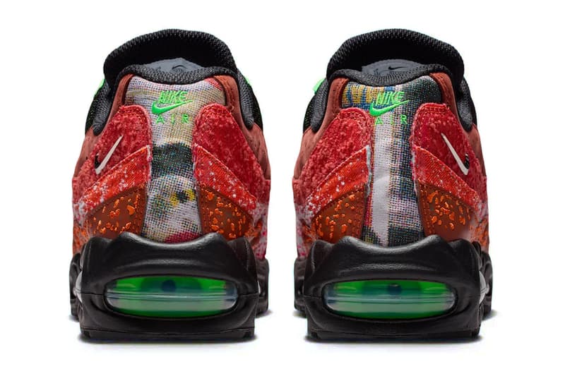 Official Look at the Nike Air Max 95 "Hong Kong" Cinnamon/Black-Voltage Green-Metallic Silver IQ5755-200