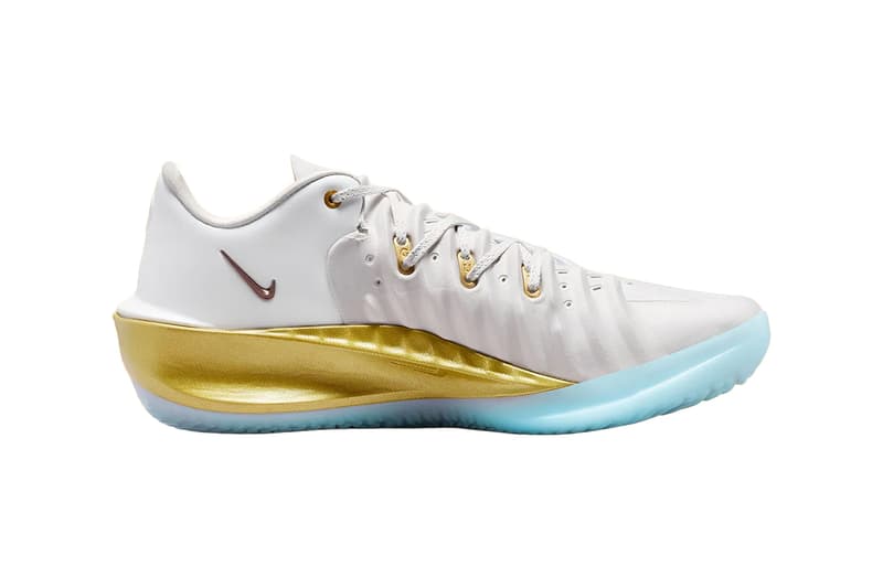 Nike GT Cut 4 Year of the Horse White Metallic Gold Vast Grey Light Chocolate IB6730-100 Release Info