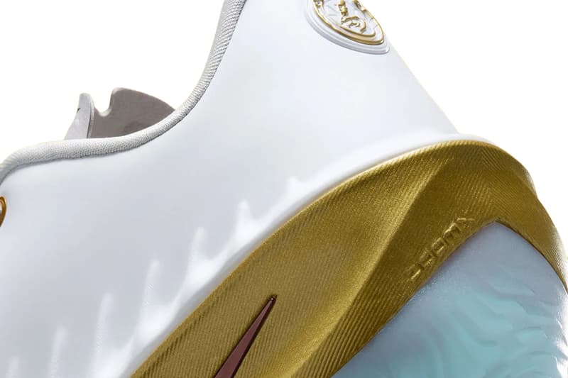 Nike GT Cut 4 Year of the Horse White Metallic Gold Vast Grey Light Chocolate IB6730-100 Release Info