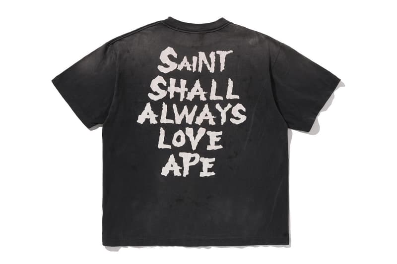 ©SAINT Mxxxxxx BAPE Apparels Accessories Collaboration Collection Release Info