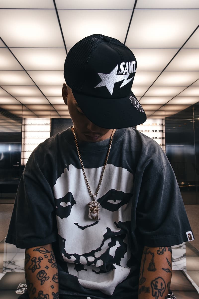 ©SAINT Mxxxxxx Unveils Spring/Summer 2026 Second Drop bape a bathing ape berberhin denim new era caps accessories