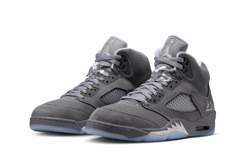 Official Look Air Jordan 5 "Wolf Grey" Light Graphite/White-Wolf Grey DD0587-002