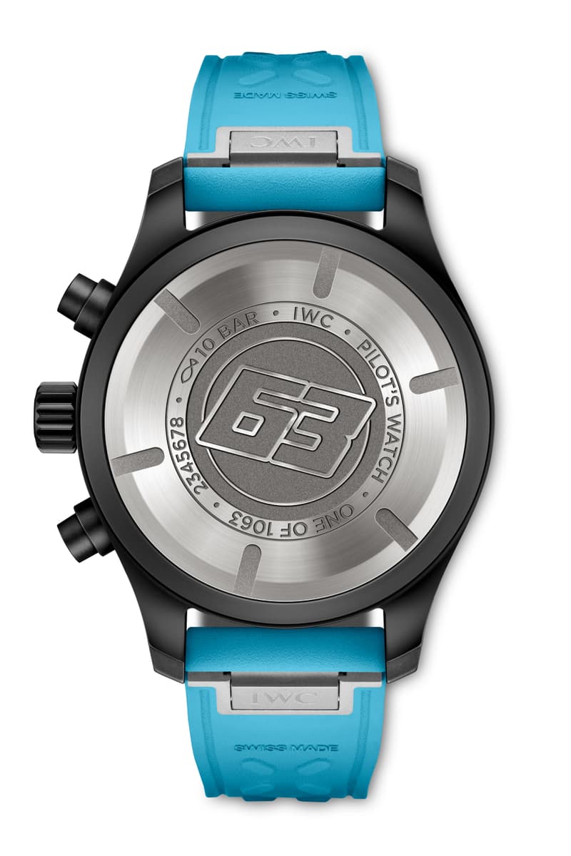 George Russell IWC Pilot’s Watch Auto 41  IW389411  Chronograph 41 RefIW328107 Collaboration Release Info