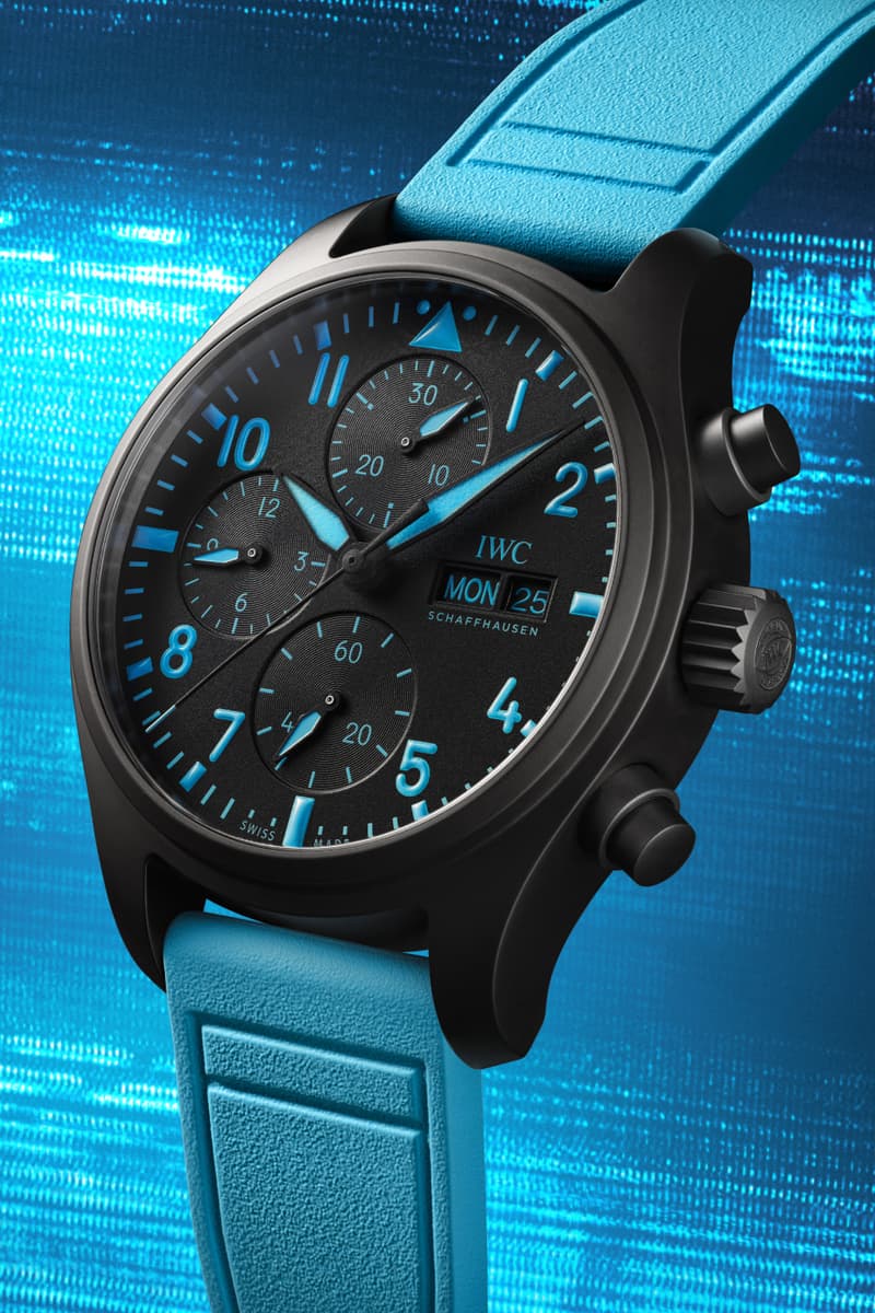 George Russell IWC Pilot’s Watch Auto 41  IW389411  Chronograph 41 RefIW328107 Collaboration Release Info