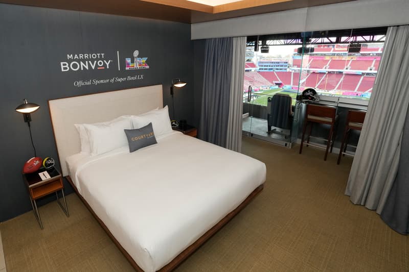 Marriott Bonvoy Super Bowl Sleepover Suite 2026 Preview nfl lx info sweepstakes competition