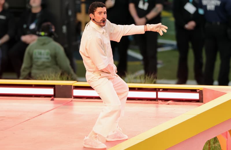 Unreleased adidas Originals para Bad Bunny BadBo 1.0 resilience debut super bowl lix halftime show