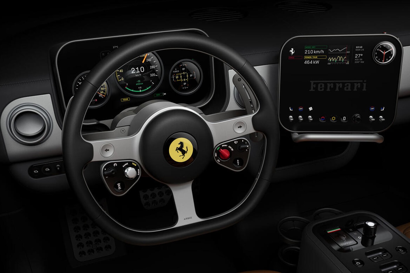 Ferrari Luce side