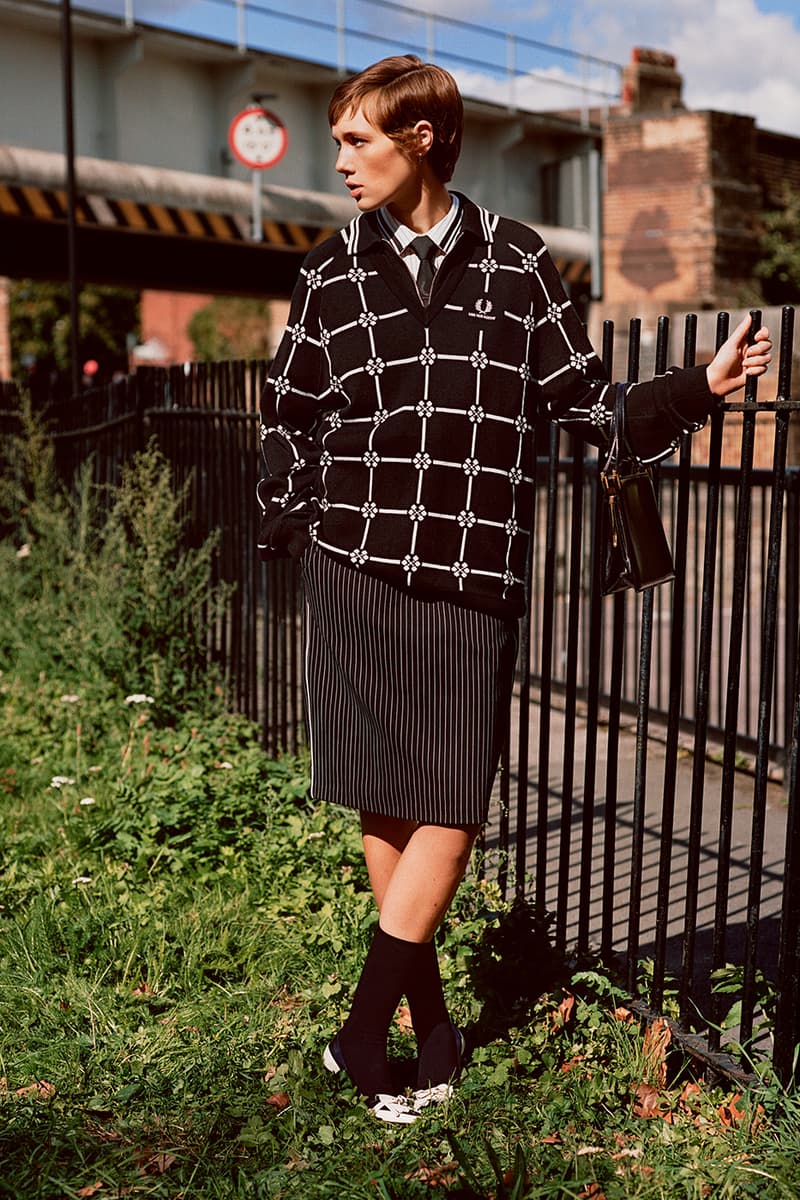 Kris Van Assche Reinvents the "Uniform of Youth" in Debut Fred Perry Collaboration lookbooks dior homme berluit british belgian designer