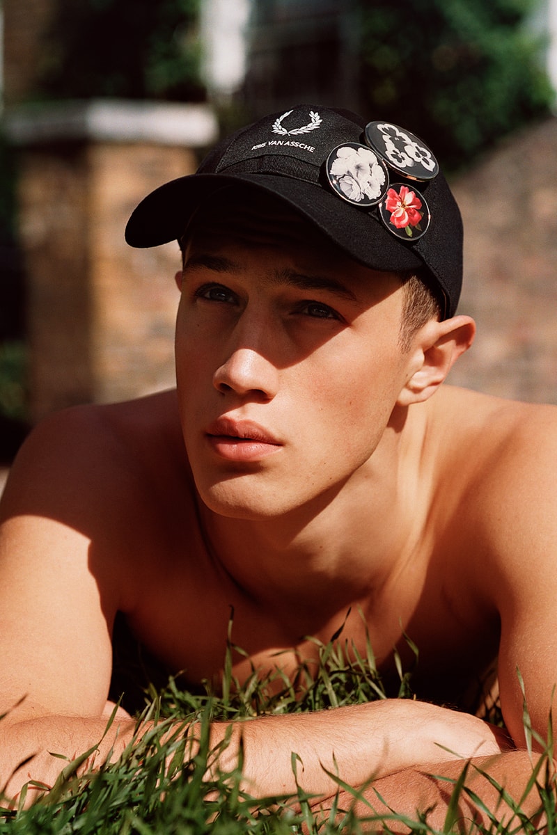 Kris Van Assche Reinvents the "Uniform of Youth" in Debut Fred Perry Collaboration lookbooks dior homme berluit british belgian designer