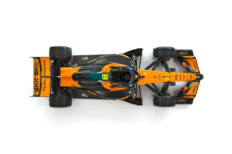 McLaren MCL40 2026 Formula 1 car in papaya-and-black livery revealed at Bahrain launch with Norris and Piastri
