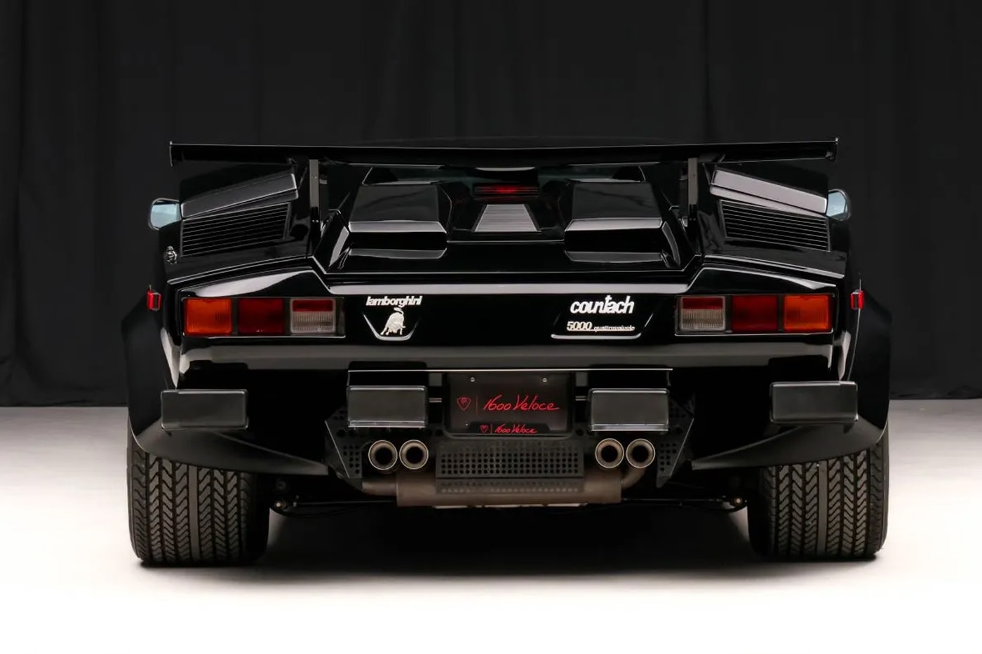 A 1988 Lamborghini Countach 5000 QV With 2,100 Miles Hits the Market bring a trailer supercars example
